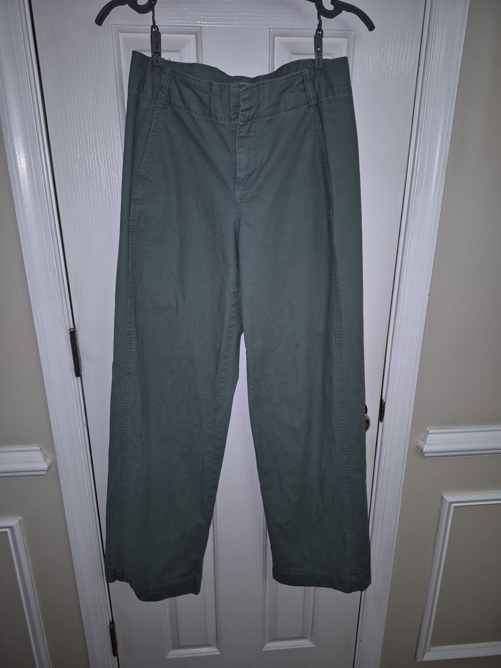a new day Dark Green Wide-Leg Chinos